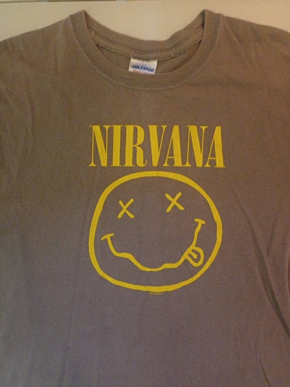 True Vintage Nirvana Shirt Dated 2003 Nevermind In Utero Bleach Gildan Adult Med